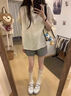 茯見內(nèi)增高厚底芭蕾德訓(xùn)鞋女夏透氣網(wǎng)面瑪麗珍運(yùn)動休閑鞋 37 曬單實(shí)拍圖
