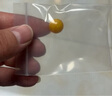 金匠利天 然雞油黃老蜜蠟單珠佛珠搭配圓珠單顆手串散珠文玩DIY配飾 14mm黃蜜圓珠（1顆通孔 曬單實拍圖