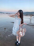 邦帛世連衣裙溫柔藍(lán)色短袖女夏2025新款波浪花邊法式小個(gè)子氣質(zhì)連衣裙 夢幻碎花公主裙【藍(lán)】 S 適合【80斤-100斤左右】 曬單實(shí)拍圖