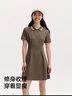 森馬（Semir）連衣裙女收腰修身夏季撞色polo領(lǐng)短裙學(xué)院運動風(fēng)101324114028 曬單實拍圖
