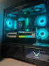 瓦爾基里（VALKYRIE）VK03-M BLACK 黑色 M-ATX 游戲電腦臺式機(jī)箱 支持360水冷 6.2吋觸摸屏 曲面玻璃270°海景房 曬單實(shí)拍圖