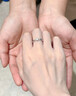 中國黃金 足銀情定今生情侶戒指男女一對戒求婚生日七夕節(jié)禮物送女友 【經(jīng)典紅色禮盒】*八倉發(fā)貨*當(dāng)/次日達(dá) 曬單實拍圖