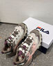 斐樂(lè)（FILA）官方女鞋老爹鞋運(yùn)動(dòng)鞋新款貓爪鞋5代復(fù)古休閑鞋 微風(fēng)紫/紅褐玫瑰-ZN 38.5 曬單實(shí)拍圖