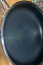 炊大皇 平底鍋 304不銹鋼煎鍋全面屏不粘鍋 可用鐵鏟 電磁爐通用28cm 曬單實(shí)拍圖