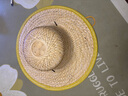楠棠男士釣魚(yú)草帽大沿竹編遮陽(yáng)帽男女采茶務(wù)農太陽(yáng)帽古鎮裝飾帽子跨境 圖片色 直徑40cm左右 曬單實(shí)拍圖