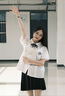 麓格立jk套裝附中學(xué)生制服白襯衫風(fēng)琴褶高中大學(xué)院風(fēng)畢業(yè)班服夏季拍照 女短袖+黑短裙+領(lǐng)繩 M 曬單實(shí)拍圖