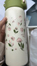 杯具熊（BEDDYBEAR）雙飲保溫杯男女學(xué)生大容量便攜伴手禮成人水杯316不銹鋼吸管杯子 盛開(kāi)-花城（送杯套）550ml 曬單實(shí)拍圖