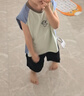 ASK JUNIOR抑菌兒童T恤2025夏季小童遮熱無袖背心男童體恤上衣 曬單實拍圖