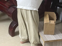 巴拉巴拉童裝褲子嬰兒長褲寶寶男女兒童運動褲2025新款春夏裝薄款簡約可愛 煙灰卡50524 100 曬單實拍圖