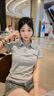 妙奕嘉灰色polo衫短袖t恤女士夏季衣服新款2025帶領(lǐng)正肩上衣大碼顯瘦 polo領(lǐng)小字母正肩短袖【灰色】 L 【建議100-115斤】 曬單實(shí)拍圖