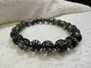 斐綺【招財】天然黑發(fā)晶手串非順發(fā)透體黑水晶鈦晶男女本命年手鏈收藏 8MM【默認手圍15CM】 曬單實(shí)拍圖