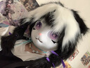 拉迪圖新款Kig系獸裝獸頭可愛兔子耳洛麗塔頭套福瑞控漫展cosplay可穿戴 黑白色 曬單實拍圖