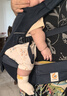 ergobaby美國(guó)二狗腰凳嬰兒背帶坐墊式抱娃神器減震護(hù)腰透氣四季通用午夜藍(lán) 曬單實(shí)拍圖