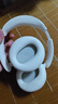 漫步者（EDIFIER）【重磅旗艦新品|藍(lán)牙V5.4】Fit900NB小金標(biāo)真無線主動降噪頭戴式藍(lán)牙耳機(jī)長續(xù)航游戲音樂耳麥禮物 云巖白+彩色耳機(jī)包 曬單實拍圖