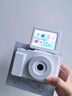 翻轉屏高清微單相機入門(mén)數碼相機自拍ccd學(xué)生校園vlog旅游可上傳 典雅白丨高清翻轉屏+補光燈+美顏 256G卡（蘋(píng)果14以下系列轉接頭） 曬單實(shí)拍圖