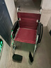 三貴（MIKI）手動(dòng)輪椅車(chē)老人家用折疊輕便舒適航太鋁合金免充氣胎免安裝MPT-43 【靠背可折疊】MPT-43JL紅色 曬單實(shí)拍圖