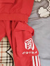 G.DUCKKIDS兒童春秋套裝男童中國(guó)雙拉鏈帥氣連帽運(yùn)動(dòng)兩件套中小童男寶寶秋裝 紅色 100cm 曬單實(shí)拍圖