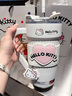 YANIS 3hello kitty保溫杯大容量水杯女禮物高顏值咖啡杯316內膽吸管杯子 凱蒂貓1200ml（316禮盒裝） 曬單實拍圖