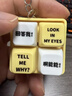 元氣童趣回答我語音掛件 按鍵發(fā)音按鈕鍵盤鑰匙扣lookinmyeyes玩具小明 回答我語音掛件 曬單實拍圖