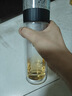 蘇泊爾（SUPOR）玻璃杯雙層水杯茶水分離泡茶杯男女士便攜耐高溫辦公茶杯子禮物 【獨(dú)立茶倉(cāng)】儒雅黑-300mL 曬單實(shí)拍圖