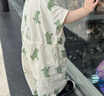 迷你巴拉男童寶寶連體衣夏季萌趣時尚酷帥工裝風(fēng)爬服 曬單實拍圖