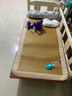朵精靈兒童涼席幼兒園專(zhuān)用55x135冰絲席子寶寶午睡草席嬰兒拼接床藤席夏 【藤+冰絲】兔兔莓煩惱（單席） 60cm*120cm（幼兒園推薦尺寸） 曬單實(shí)拍圖