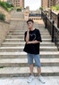 Lee dprre萊賽爾冰絲褲男牛仔短褲男2025新款夏季美式復古休閑褲男中褲寬松 藍色 lee01 28 曬單實(shí)拍圖