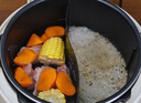 美的（Midea）【國(guó)家補(bǔ)貼】鴛鴦分格電壓力鍋4L高壓飯鍋雙膽4-6人家用 全自動(dòng)智能預(yù)約開(kāi)蓋燉煮煲湯MY-4KK05飯煲 曬單實(shí)拍圖