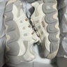 FILA 斐樂(lè )可頌鞋復古運動(dòng)鞋女冬休閑鞋老爹鞋 豆腐白/燕麥色-TO 38.5 (245mm) 曬單實(shí)拍圖