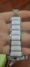 watchbond適用華為手表Watch5表帶女款42mm專(zhuān)用鋅合金陶瓷表帶智能高級感watch5女士生款18mm晨曦金表鏈腕帶 Watch5 42專(zhuān)用款三珠+鋅合金-銀鑲白 適用華為Watch5（4 曬單實(shí)拍圖