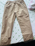 真維斯（Jeanswest）休閑褲男士夏季薄款2025新款寬松闊腿潮流運(yùn)動(dòng)美式純棉長(zhǎng)褲子男 卡其【夏款】 XL 曬單實(shí)拍圖