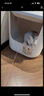 無印良品（MUJI）聚丙烯 附蓋貓砂盆 寵物用品 貓廁所 陽臺(tái) 半封閉 PAH7CC3S 白色 曬單實(shí)拍圖