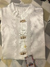 G.DUCKKIDS漢服女童馬面裙套裝2024新款兒童夏季連衣裙春夏大童女裝國(guó)風(fēng)裙子 套裝【短袖上衣+藍(lán)色馬面裙】 150cm 曬單實(shí)拍圖