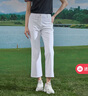 Rapido【新品】靂霹道2025年春夏女士高爾夫GOLF修身喇叭長(zhǎng)褲VP5221P46 米白色 M 160/66A 曬單實(shí)拍圖