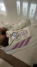 阿迪達斯（adidas）童鞋男女大童DURAMO SL旋鈕運動鞋 IE9102白/紫/淺紫 曬單實拍圖