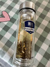 富光尊爵玻璃杯 男女士雙層水杯 高硼硅玻璃 304茶隔杯子泡茶杯400ml 曬單實(shí)拍圖