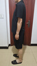 太子龍【100%棉】男士五分褲夏季簡(jiǎn)約純色松緊腰直筒休閑通勤百搭短褲子 黑色 3XL 推薦170-185斤 曬單實(shí)拍圖