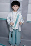 G.DUCKKIDS小黃鴨童裝兒童漢服男童春秋季中國風2025新款寶寶古風帥氣演出服 蘭竹-男童gsmsacs 130 建議7~8歲【120-130cm】cm 曬單實拍圖