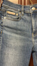 Calvin KleinJeans25春夏新款女士復(fù)古懷舊風(fēng)ck微彈高腰微喇牛仔褲47B947G 曬單實拍圖