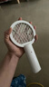 迷你電蚊拍小型家用車(chē)載露營(yíng)便攜戶(hù)外mini蒼蠅拍充電宿舍滅蚊拍wj 【拍1發(fā)2】素白  超強電壓 曬單實(shí)拍圖