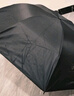 【晴雨兩用】手動UV折疊黑膠防曬防外線紫遮陽雨傘 【手動款8骨】黑色UV 曬單實拍圖
