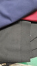 錦兔 半米價(jià)直貢呢彈力針織布料打底衫裙子連衣裙褲子服裝泳裝面料 純黑 曬單實(shí)拍圖