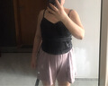 古今（GUJIN）仿真絲小吊帶女帶胸墊提花新中式國風(fēng)上衣打底外穿背心女西裝內搭 曬單實(shí)拍圖