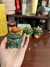 BOSSY故宮風(fēng)文創(chuàng)招財(cái)石獅子一對(duì)好事發(fā)生創(chuàng)意工藝品擺件公司個(gè)人伴手禮 事業(yè)有成【彩金】+底座+禮盒 曬單實(shí)拍圖