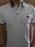 翻領(lǐng)保羅polo衫短袖t恤男裝商務(wù)休閑有領(lǐng)上衣服潮牌夏季半袖 CSF-R30白色 （涼感冰絲款） 3XL （建議150-165斤以?xún)龋?曬單實(shí)拍圖