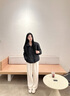 波司登25年輕薄羽絨服女短款立領(lǐng)90絨寬松保暖外套B250135304 曬單實拍圖