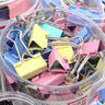 京東京造 4#彩色長尾夾燕尾夾25mm（48只）票夾鳳尾夾蝴蝶夾票據(jù)夾金屬票據(jù)文件夾 曬單實拍圖