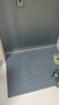 京東京造條紋拉絨入戶墊 家用可裁剪除塵防滑吸水地墊進戶門 灰色80*120cm 曬單實拍圖