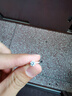 巴克樂樂六爪鉆戒女S925銀戒指時尚禮物莫桑石婚戒 C045(鋯石) 開口可調(diào)節(jié) 曬單實拍圖