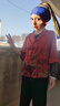 母親節(jié)媽媽夏裝七分袖t恤中老年女2025夏季衣服時(shí)尚洋氣上衣 紅色上衣  102 5XL 建議150-165斤左右 曬單實(shí)拍圖